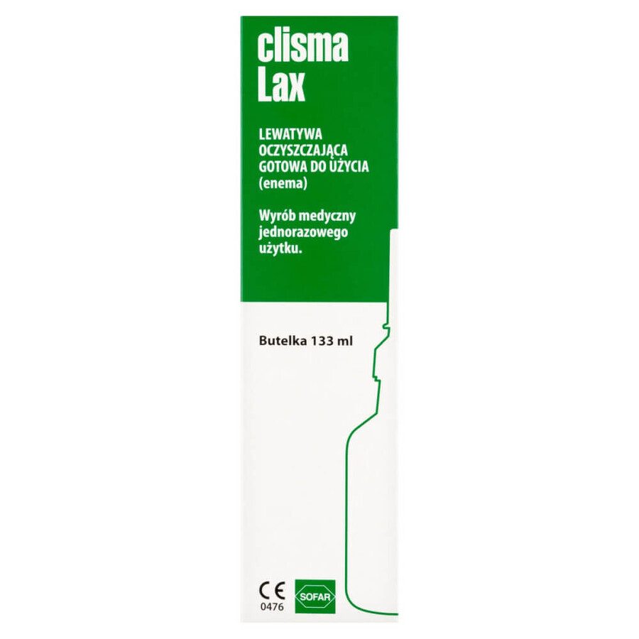 Enema laxante Clisma Lax, 133 ml, Sofar