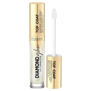 Eveline Cosmetics Brillant à lèvres à l'acide hyaluronique 12 avec poussière d'or, 4.5 ml