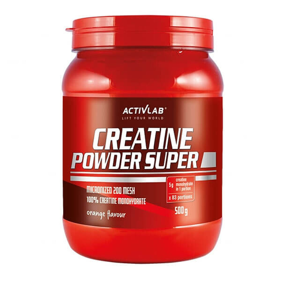 Creatine Powder Super orange flavor 500g