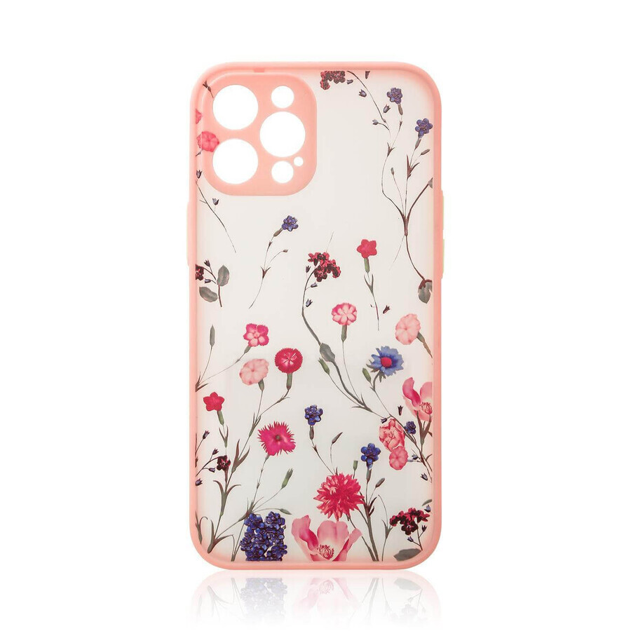 Design Case iPhone 12 Pro Max case floral pink