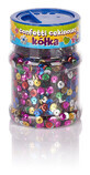 Confetti sequin circles mix colors 100g