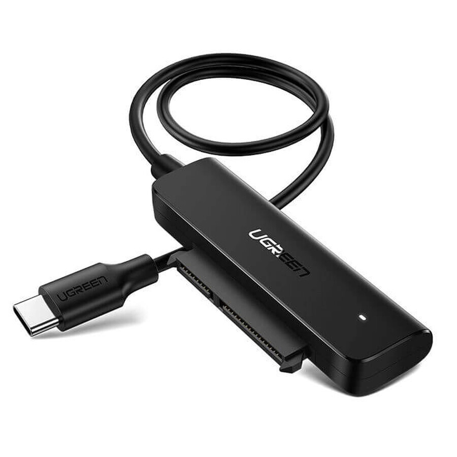 Ugreen adapter HDD SSD adapter 2.5 SATA III 3.0 - USB Type C 3.2 Gen 1 (SuperSpeed USB 5 Gbps) black (70610 CM321)