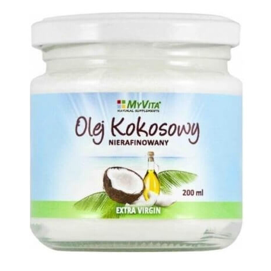 MyVita, Coconut oil, unrefined, 200 ml