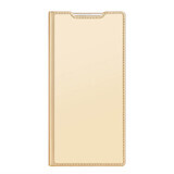 Funda Dux Ducis Skin Pro con tapa abatible Samsung Galaxy S22 Ultra dorada