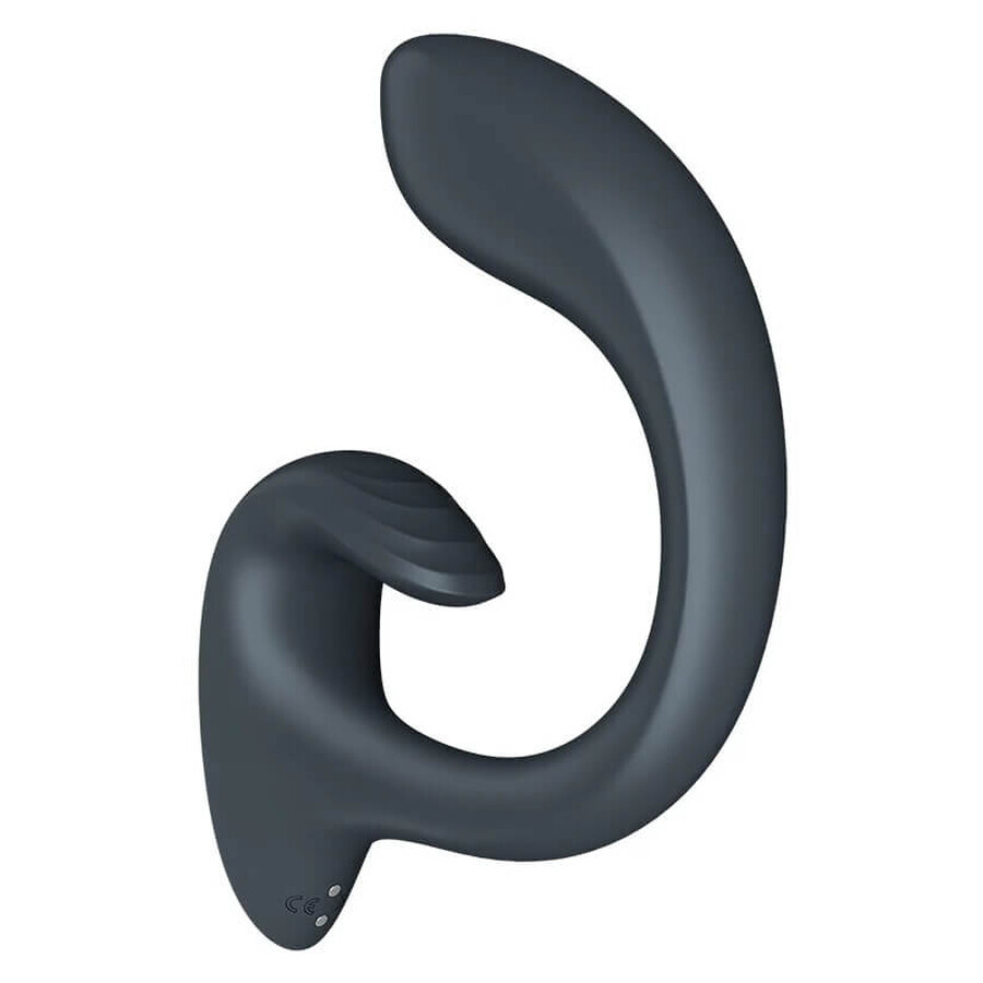 Satisfyer G for Goddess 1 rabbit vibrator for G-spot stimulation Dark Grey