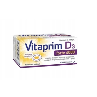 Vitaprim D3 Forte 4000, 70 cápsulas