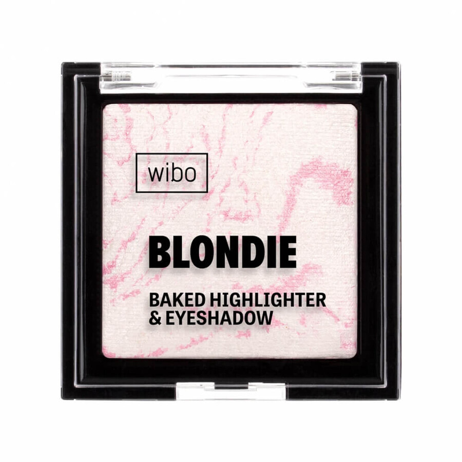 Boutique Wibo Blondie Baked Highlighter amp ; Eyeshadow Surligneur au four pour le visage et les yeux 2, 4 g Wibo Blondie Baked Highlighter amp ; Eyeshadow Surligneur au four pour le visage et les yeux 2, 4 g
