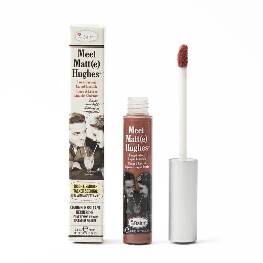The Balm Meet Matt(e) Hughes Rouge à lèvres liquide longue tenue Committed, 7.4ml