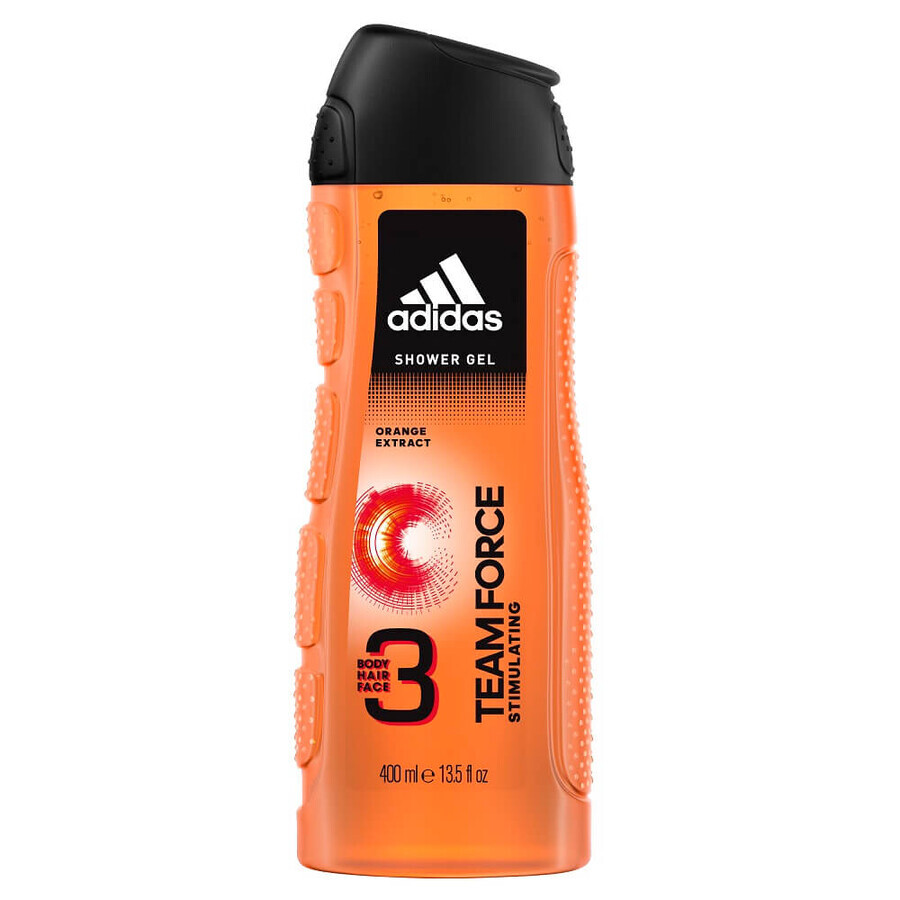 Gel de duș Adidas Team Force, 400 ml