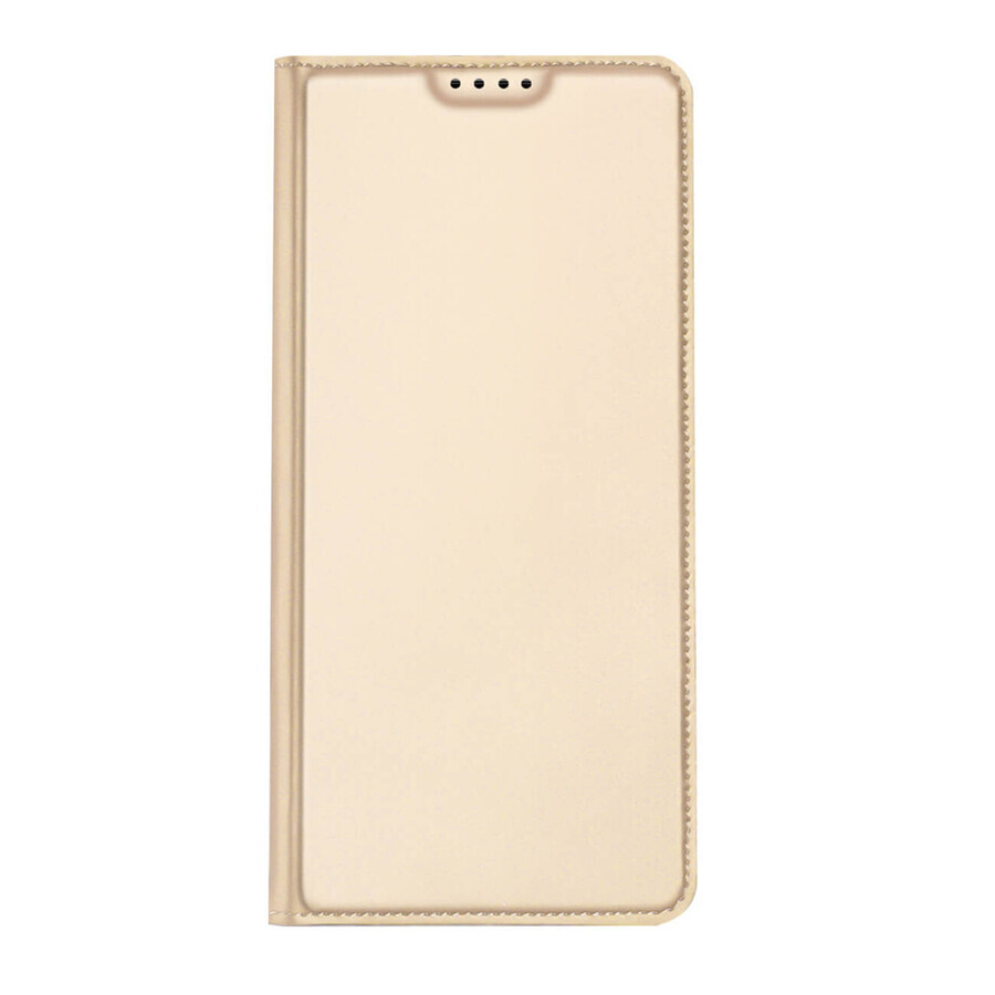 Dux Ducis Skin Pro case Samsung Galaxy S23+ case with flap card wallet stand gold