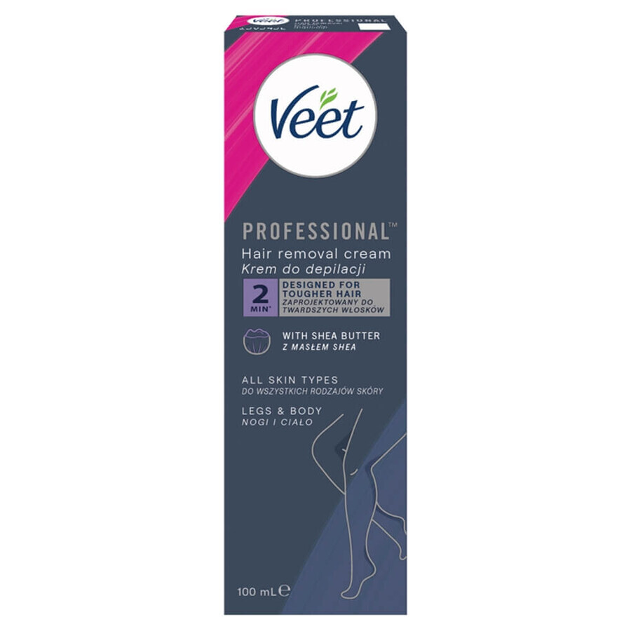 Winkel op Veet Professionele Ontharingscrème met Karitéboter, 100ml Veet Professionele Ontharingscrème met Karitéboter, 100ml