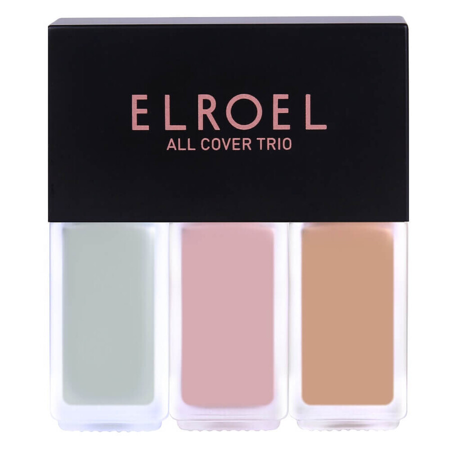 Elroel All Cover Trio Mini corector trio, 4,5 g