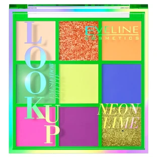 Eveline Cosmetics Look Up Palette van 9 kleuren Neon Lime, 10.8g