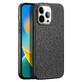 Dux Ducis Grit leather case for iPhone 14 Pro Max elegant faux leather cover (compatible with MagSafe) black