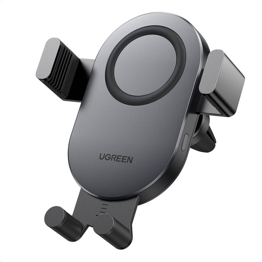 Ugreen car Qi wireless charger 15W car phone holder for ventilation grille black (40118 CD256)