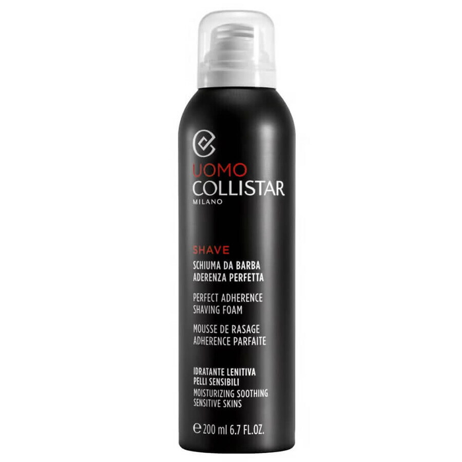 Collistar Uomo Espuma de afeitar perfectamente adherente, 200 ml