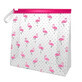 KillyS Pochette &#224; cosm&#233;tiques flamants roses transparents