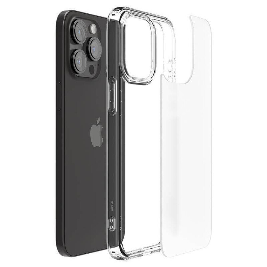 Coque Spigen Ultra Hybrid pour iPhone 15 Pro Max - clair mat