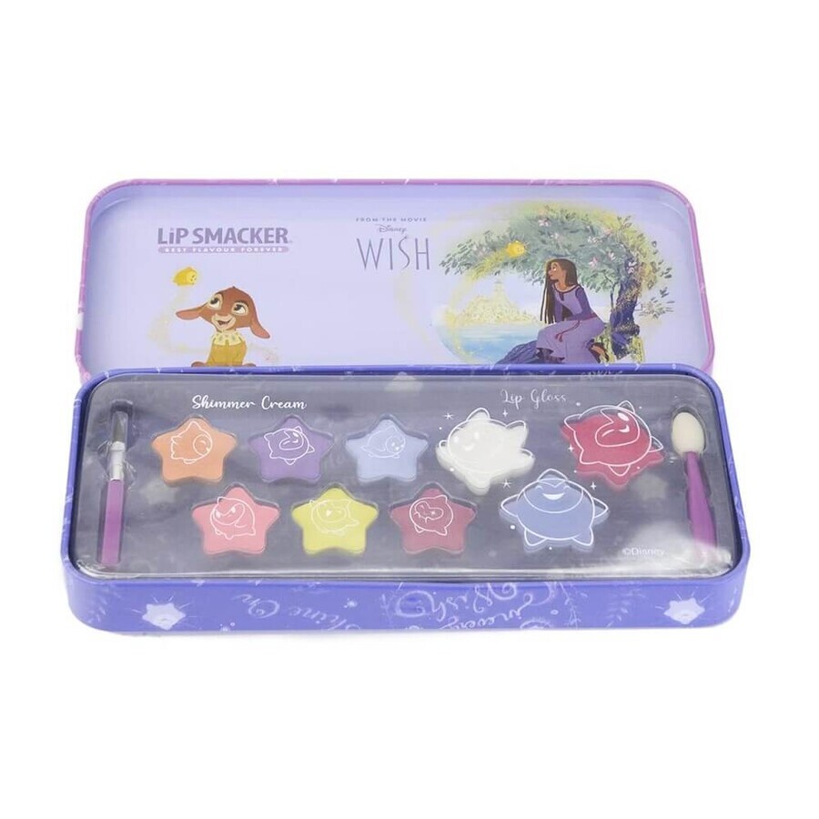 Winkel op Lip Smacker Disney Wish Make-up Case Lip amp; Face Tin Make-up Kit voor kinderen Lip Smacker Disney Wish Make-up Case Lip amp; Face Tin Make-up Kit voor kinderen