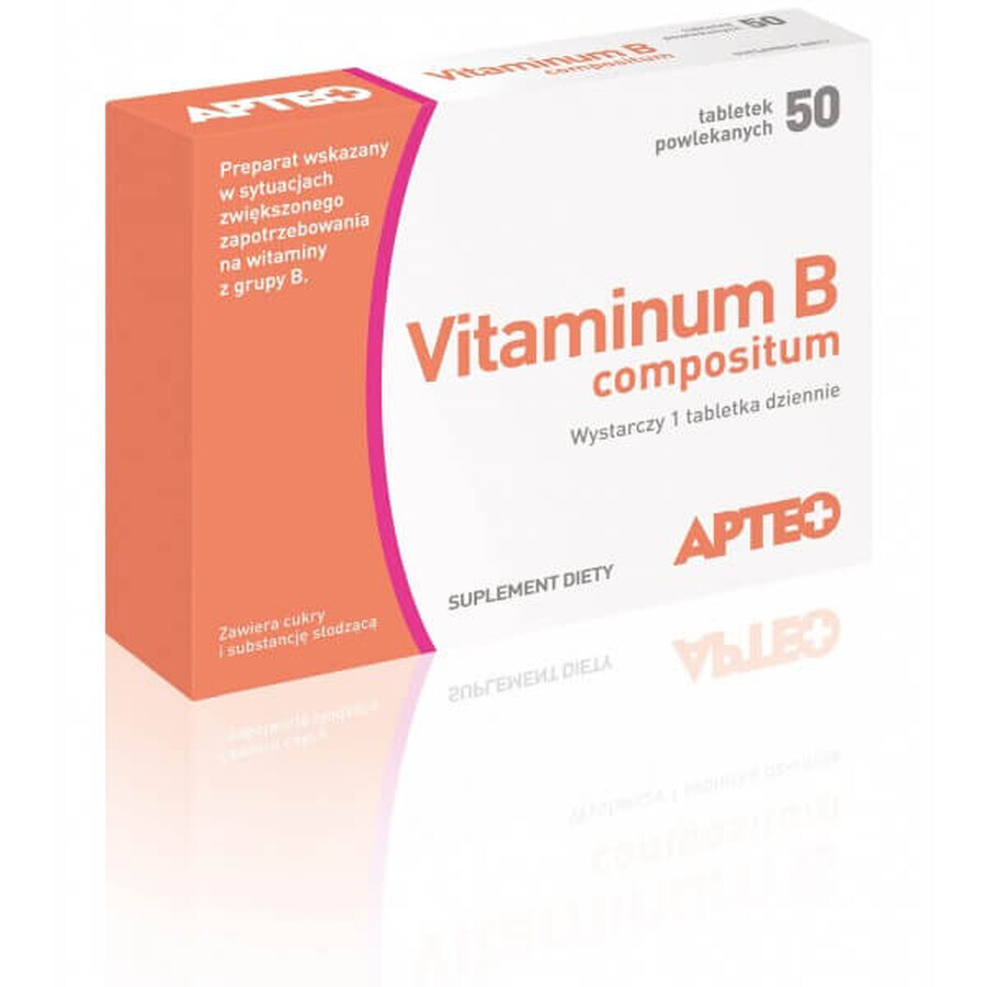 Vitaminum B compositum Apteo 50 comprimés