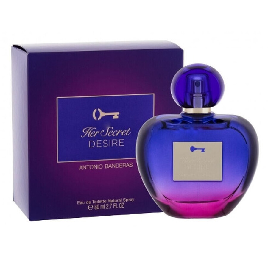 Antonio Banderas Apa de toaletă Her Secret Desire, 80ml