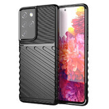 Thunder Case Samsung Galaxy S23 Ultra silicon armoured caz negru