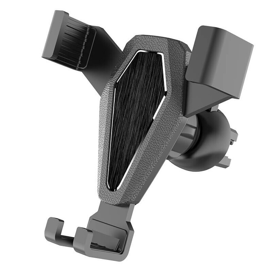 Gravity car mount for smartphone on the grille black (YC07)