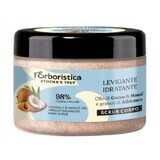 L Erboristica Exfoliant de corp cu ulei de cocos și monoi cu granule de caise, 200 ml