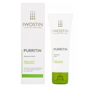 Iwostin Purritin, Aktivcreme für fettige und zu Akne neigende Haut, 40ml
