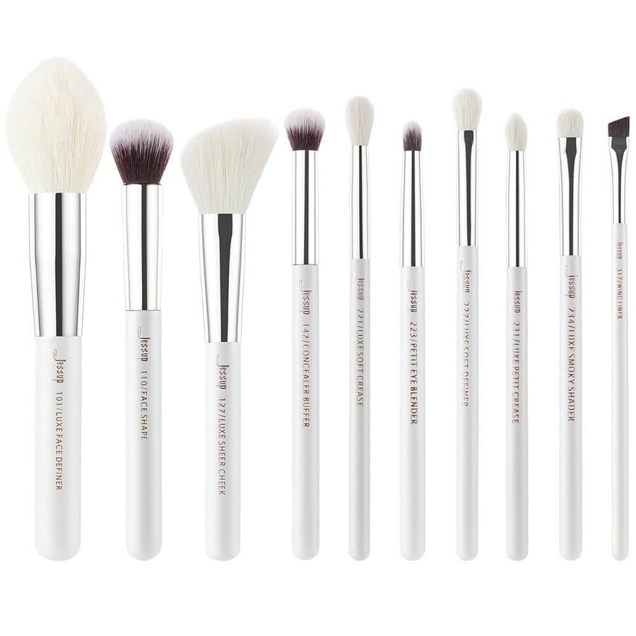 Jessup Schminkpinsel-Set T243, 10 Stück