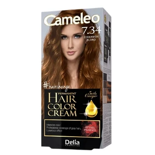 Cameleo Omega Crema Colorante Permanente 7.34 Rubio Canela