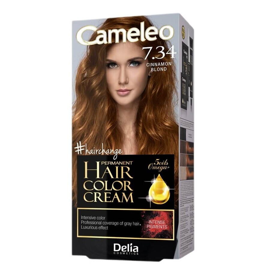 Cameleo Omega Crème colorante permanente 7.34 Cinnamon Blonde