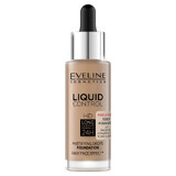Eveline Cosmetics Liquid Control HD Mattierende Gesichtsgrundierung mit Niacinamid 060 Sunny Beige, 32 ml