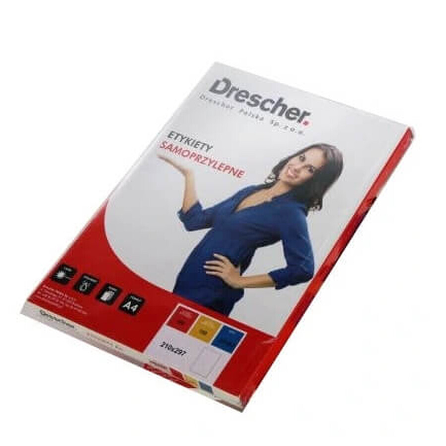 Cumpără Etichete autoadezive 210 x 297mm, 100 bucăți Etichete autoadezive 210 x 297mm, 100 bucăți