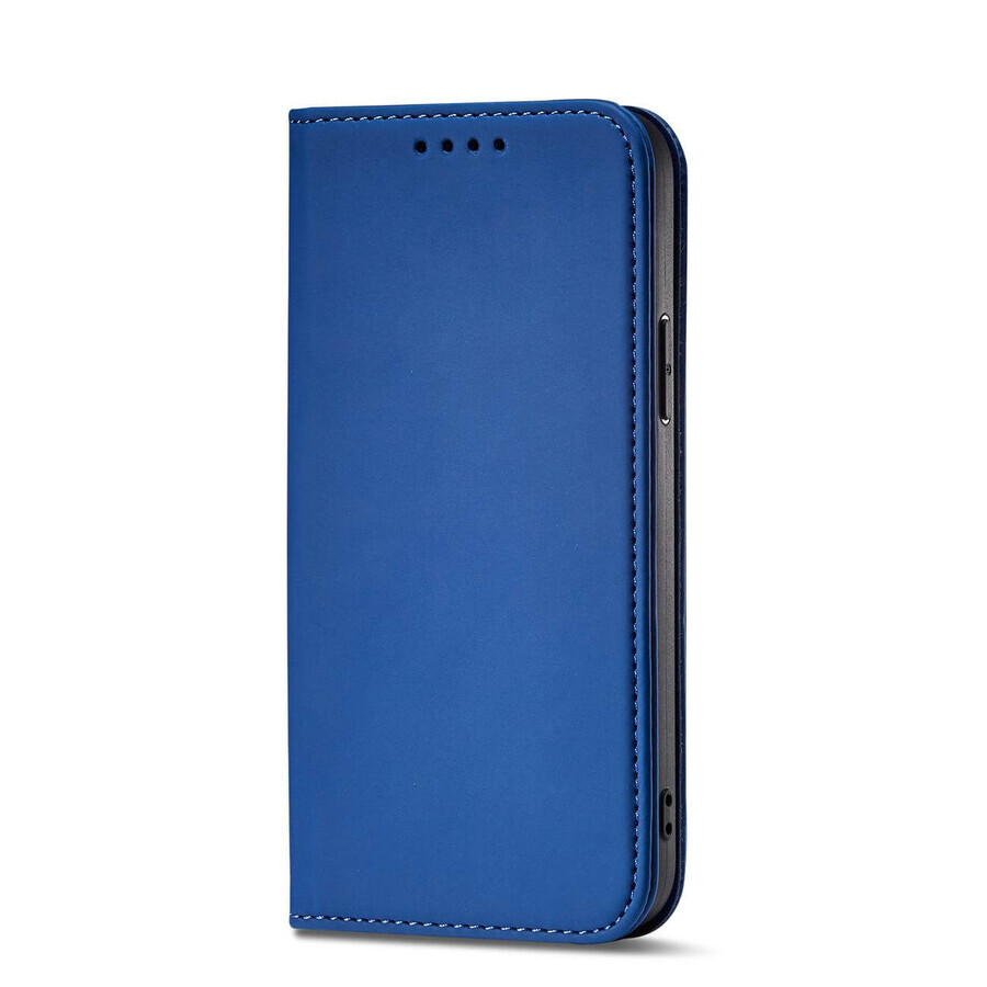 Magnet Card Case case for iPhone 12 Pro Max card wallet case card stand blue