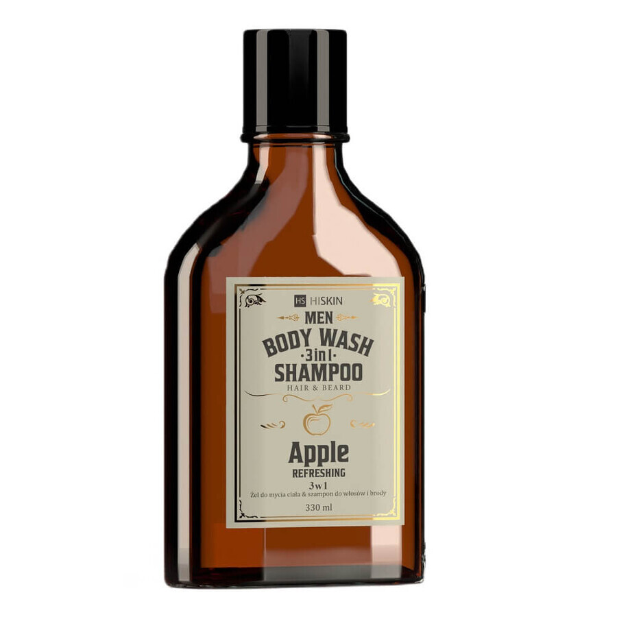 Winkel op HiSkin Men Whisky Body Wash Gel en Haar- en Baardshampoo 3-in-1 Appel, 330ml HiSkin Men Whisky Body Wash Gel en Haar- en Baardshampoo 3-in-1 Appel, 330ml