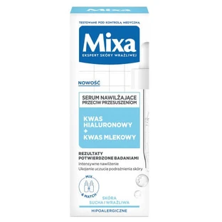 Mixa Hydraterend Serum tegen droogte Hyaluronzuur + Melkzuur, 30 ml