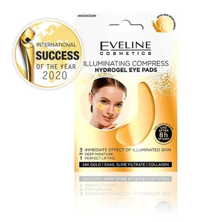 Coussinets pour les yeux Hydrogel 24K Gold 3in1, Eveline