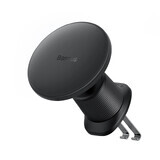 Baseus CW01 soporte de coche para iPhone con cargador inductivo de 15W para rejilla de parabrisas - negro