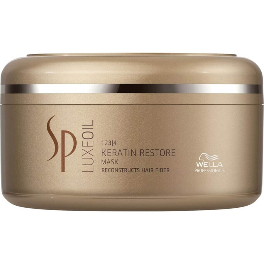 Wella Professionals SP Luxe Oil Keratine Herstellend Masker voor alle haartypes, 150 ml