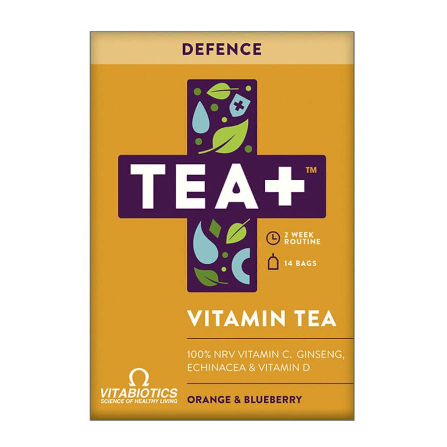 Vitabiotics Tea+ Defence, 14 bustine