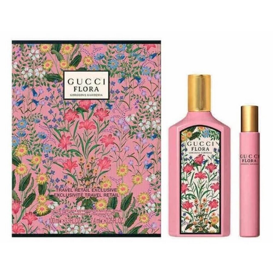 Gucci Flora Gorgeous Gardenia Eau de Parfum, 100 ml + Eau de Parfum, 10 ml