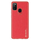 Dux Ducis Yolo elegante funda de ecopiel para Samsung Galaxy M30s rojo