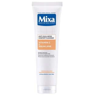 Mixa Comfort Gel Limpiador Facial Anti-Pigmentación Vitamina C + Escualeno, 150 ml