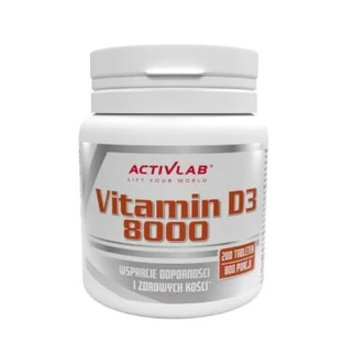 Vitamin D3 8000, 200 tablets