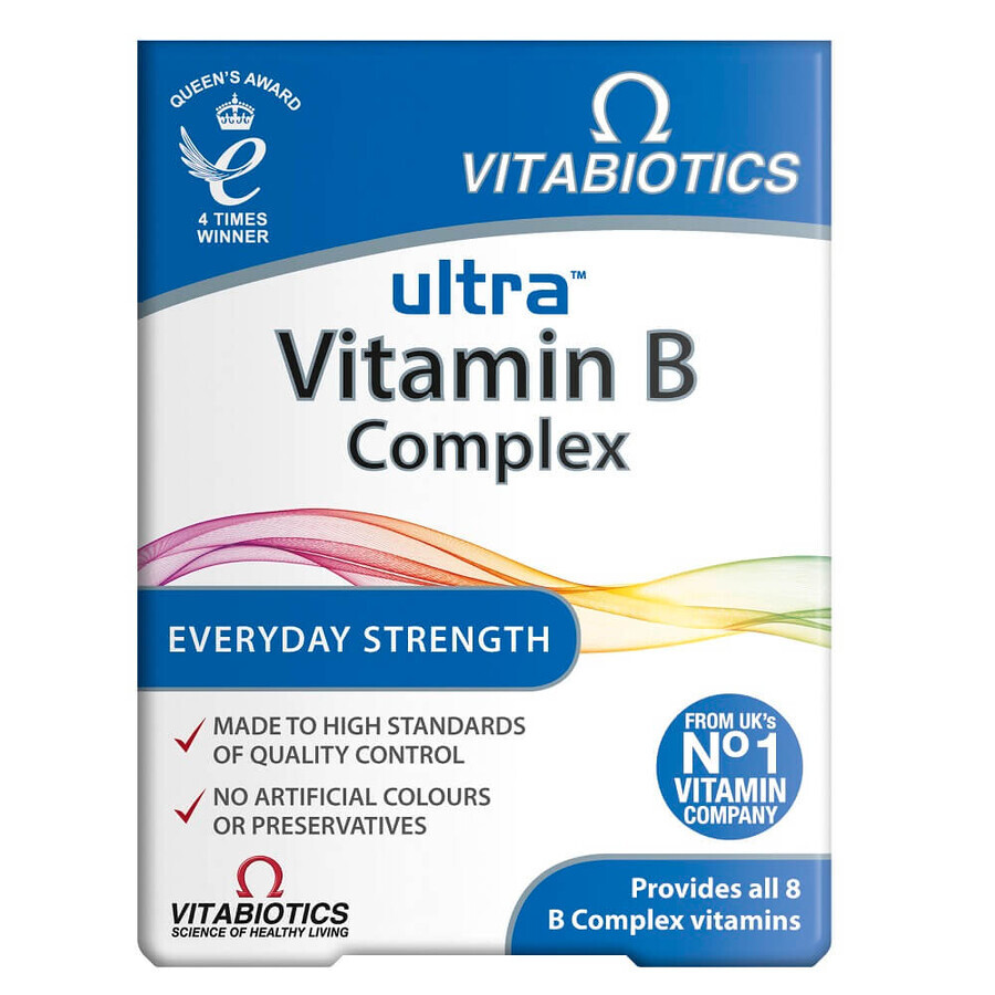 Vitabiotics Ultra Vitamin B Complex, 60 comprimés