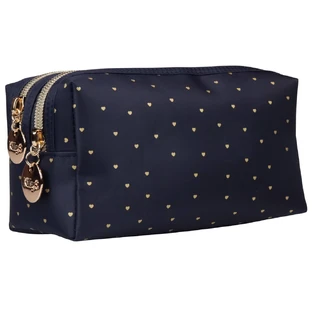 KillyS Golden Heart Schminktasche mit zwei Reißverschlüssen