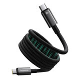 Baseus Tungsteno Oro magnético USB-C / USB-C 100W cable 1m - negro