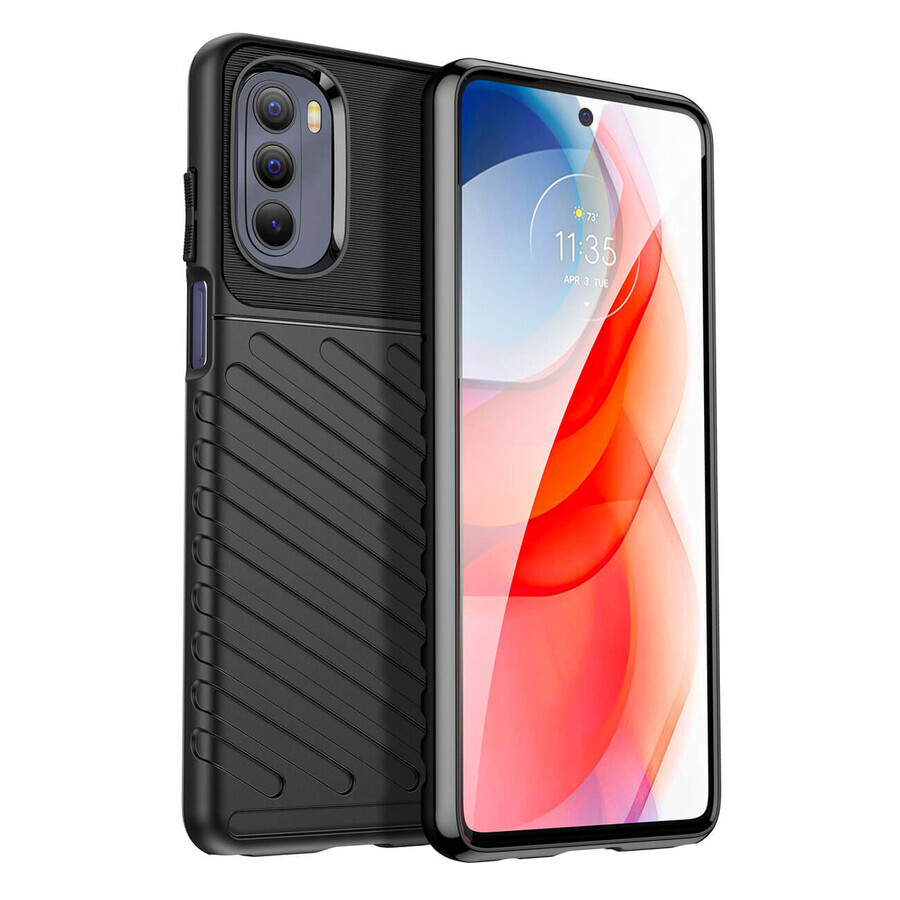 Thunder Case flexible gepanzerte Tasche Motorola Moto G Stylus 2022 schwarz
