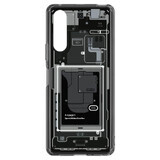 Funda Spigen Ultra Hybrid para Sony Xperia 10 V - gris oscuro (diseño Zero One)